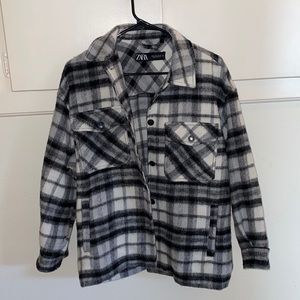 Zara plaid jacket